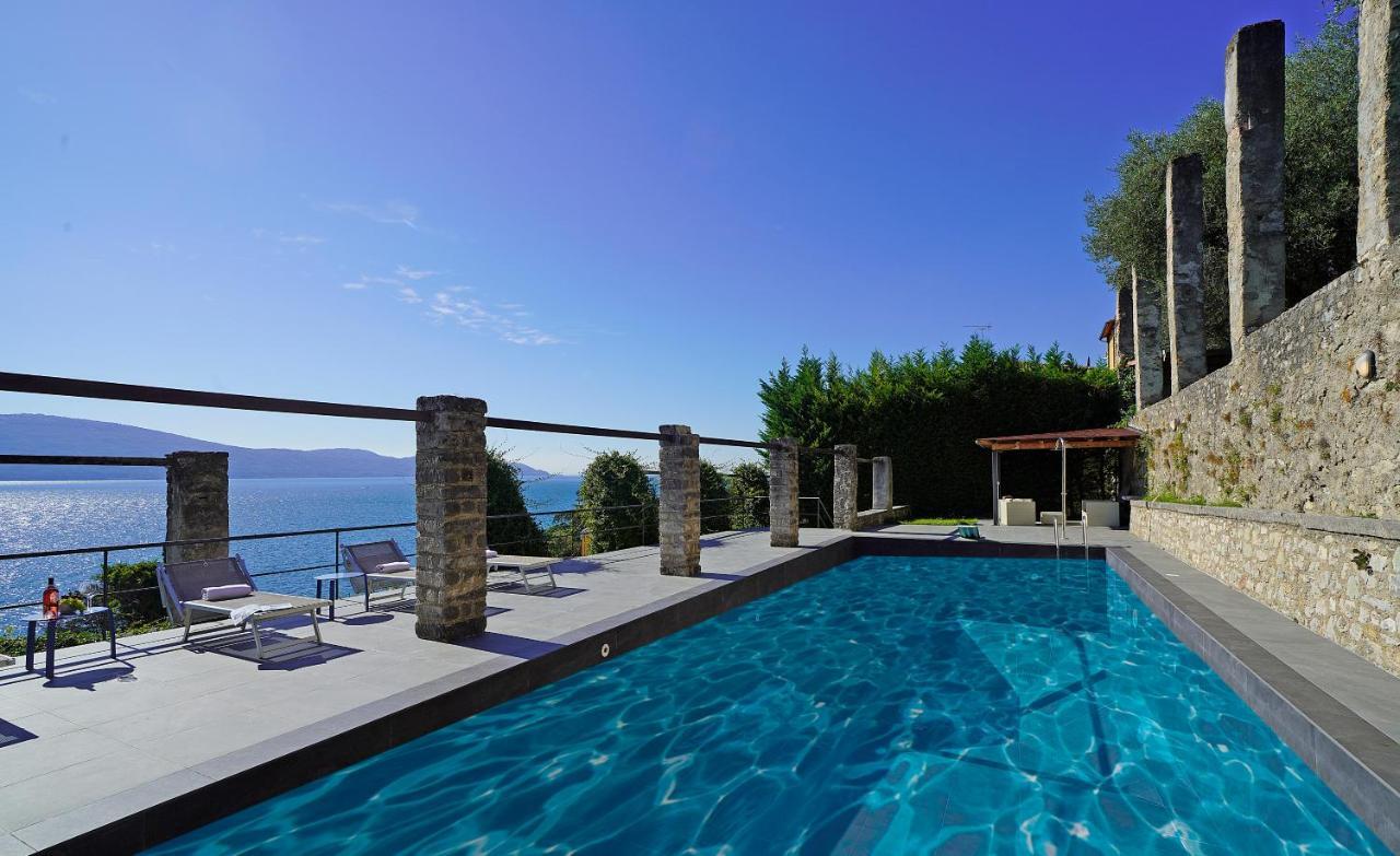 Villa Rachele: Stunning Luxury Villa In Centre Gargnano With Private Pool And Breathtaking Views Екстериор снимка